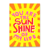 Deli Cards Postkarte "You are the sunshine" | Besondere Karte mit Spruch