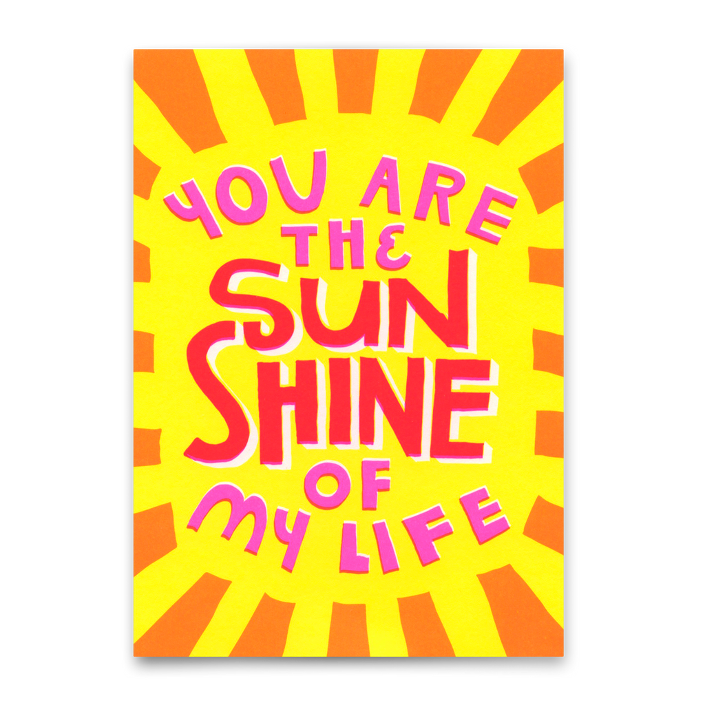 Deli Cards Postkarte "You are the sunshine" | Besondere Karte mit Spruch