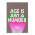 Deli Cards Postkarte "Age is just a number" | Lustige Karte mit Spruch zum Geburtstag
