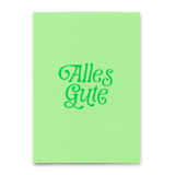 Deli Cards Postkarte "Alles Gute Grün" | Schöne Karte für jeden Anlass
