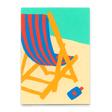 Deli Cards Postkarte "Beach chair" | Schöne Karte für jeden Anlass