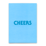 Deli Cards Postkarte "Cheers Hellblau" | Schöne Karte für jeden Anlass