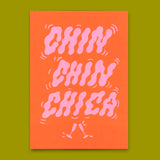 Deli Cards Postkarte "Chin Chin Chica" | Coole Karte mit Spruch für jeden Anlass