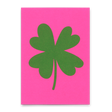 Deli Cards Postkarte "Four leaf clover" | Schöne Karte zum Glück wünschen