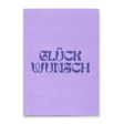 Deli Cards Postkarte "Glückwunsch Lila" | Schöne Karte für jeden Anlass