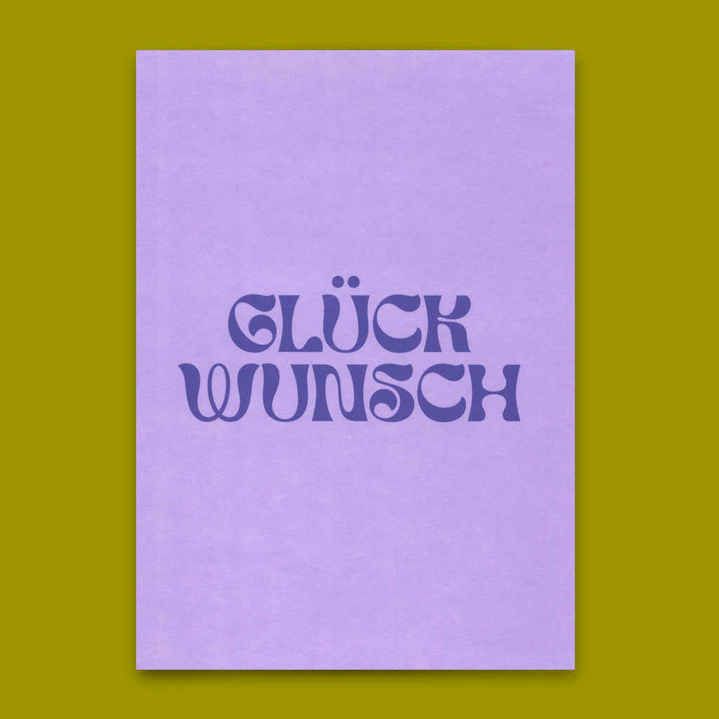 Deli Cards Postkarte "Glückwunsch Pastel" | Schöne Karte für jeden Anlass