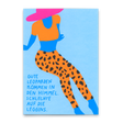 Deli Cards Postkarte "Gute Leoparden" | Lustige Karte mit Spruch