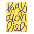 Deli Cards Postkarte "Hab dich lieb" | Ausgefallene Karte für Verliebte