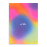 Deli Cards Postkarte "Happy Birthday Bunt" | Ausgefallene Karte zum Geburtstag
