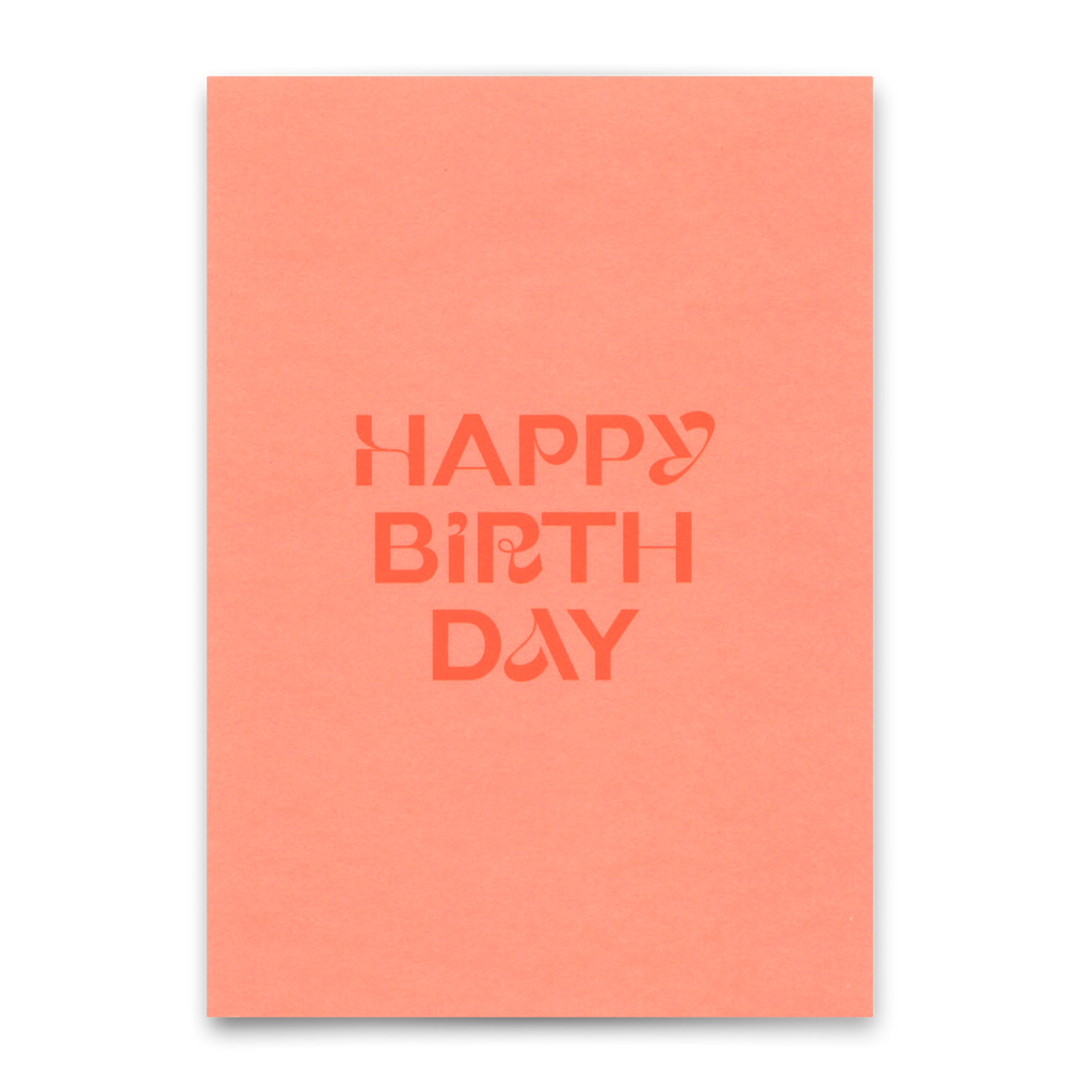 Deli Cards Postkarte "Happy Birthday Pastel" | Schöne Karte zum Geburtstag