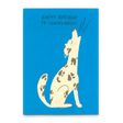 Deli Cards Postkarte "Birthday dog" | Besondere Karte mit Hunde-Motiv zum Geburtstag