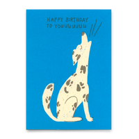 Deli Cards Postkarte "Birthday dog" | Besondere Karte mit Hunde-Motiv zum Geburtstag