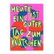 Deli Cards Postkarte "Tag zum Knutschen" | Besondere Karte für Verliebte