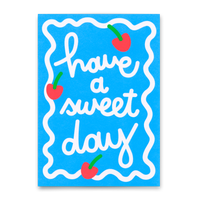 Deli Cards Postkarte "Have a sweet day" | Schöne Karte für jeden Anlass