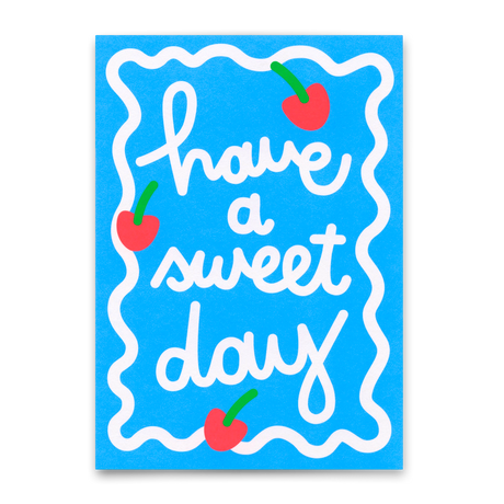 Deli Cards Postkarte "Have a sweet day" | Schöne Karte für jeden Anlass