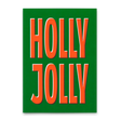 Deli Cards Postkarte "Holly Jolly" | Ausgefallene Karte zu Weihnachten