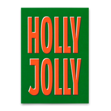 Deli Cards Postkarte "Holly Jolly" | Ausgefallene Karte zu Weihnachten