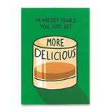 Deli Cards Postkarte "In whisky years…" | Lustige Karte zum Geburtstag