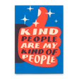 Deli Cards Postkarte "Kind people" | Coole Karte mit Spruch