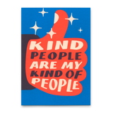Deli Cards Postkarte "Kind people" | Coole Karte mit Spruch