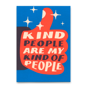 Deli Cards Postkarte "Kind people" | Coole Karte mit Spruch