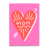 Deli Cards Postkarte "Mom" | Schöne Karte zum Muttertag