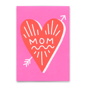 Deli Cards Postkarte "Mom" | Schöne Karte zum Muttertag