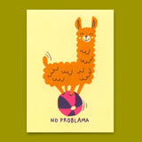 Deli Cards Postkarte "No problama" | Lustige Karte mit Spruch