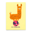 Deli Cards Postkarte "No problama" | Lustige Karte mit Spruch