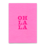 Deli Cards Postkarte "Oh La La Pink" | Schöne Karte für jeden Anlass