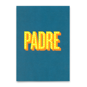Deli Cards Postkarte "Padre" | Coole Karte zum Vatertag