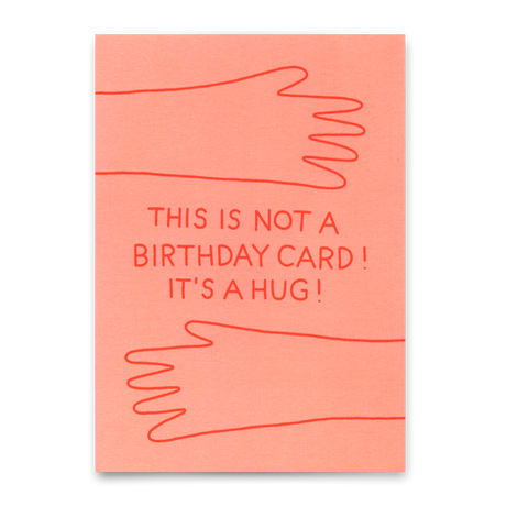 Deli Cards Postkarte "It´s a hug" | Lustige Karte für jeden Anlass