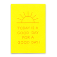Deli Cards Postkarte "Good day" | Besondere Karte mit Spruch für jeden Anlass