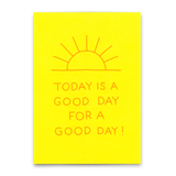 Deli Cards Postkarte "Good day" | Besondere Karte mit Spruch für jeden Anlass