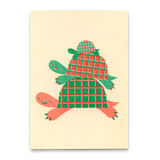Deli Cards Postkarte "Turtle tower" | Schöne Karte für jeden Anlass