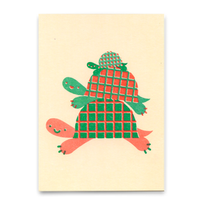 Deli Cards Postkarte "Turtle tower" | Schöne Karte für jeden Anlass