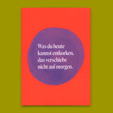Deli Cards Postkarte "Age is just a number" | Lustige Karte mit Spruch zum Geburtstag