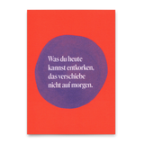Deli Cards Postkarte "Age is just a number" | Lustige Karte mit Spruch zum Geburtstag