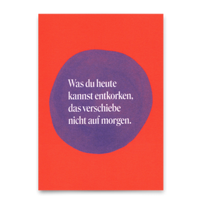 Deli Cards Postkarte "Age is just a number" | Lustige Karte mit Spruch zum Geburtstag