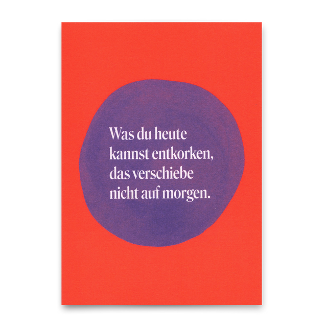 Deli Cards Postkarte "Age is just a number" | Lustige Karte mit Spruch zum Geburtstag