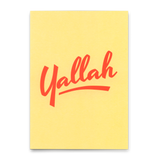 Deli Cards Postkarte "Yallah" | Coole Karte für jeden Anlass