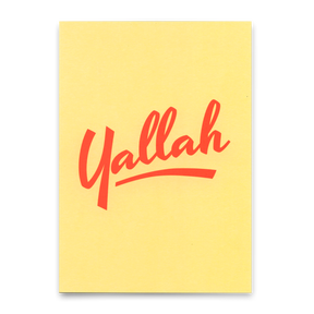 Deli Cards Postkarte "Yallah" | Coole Karte für jeden Anlass