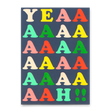 Deli Cards Postkarte "Yeaaaaah" | Schöne Karte für jeden Anlass