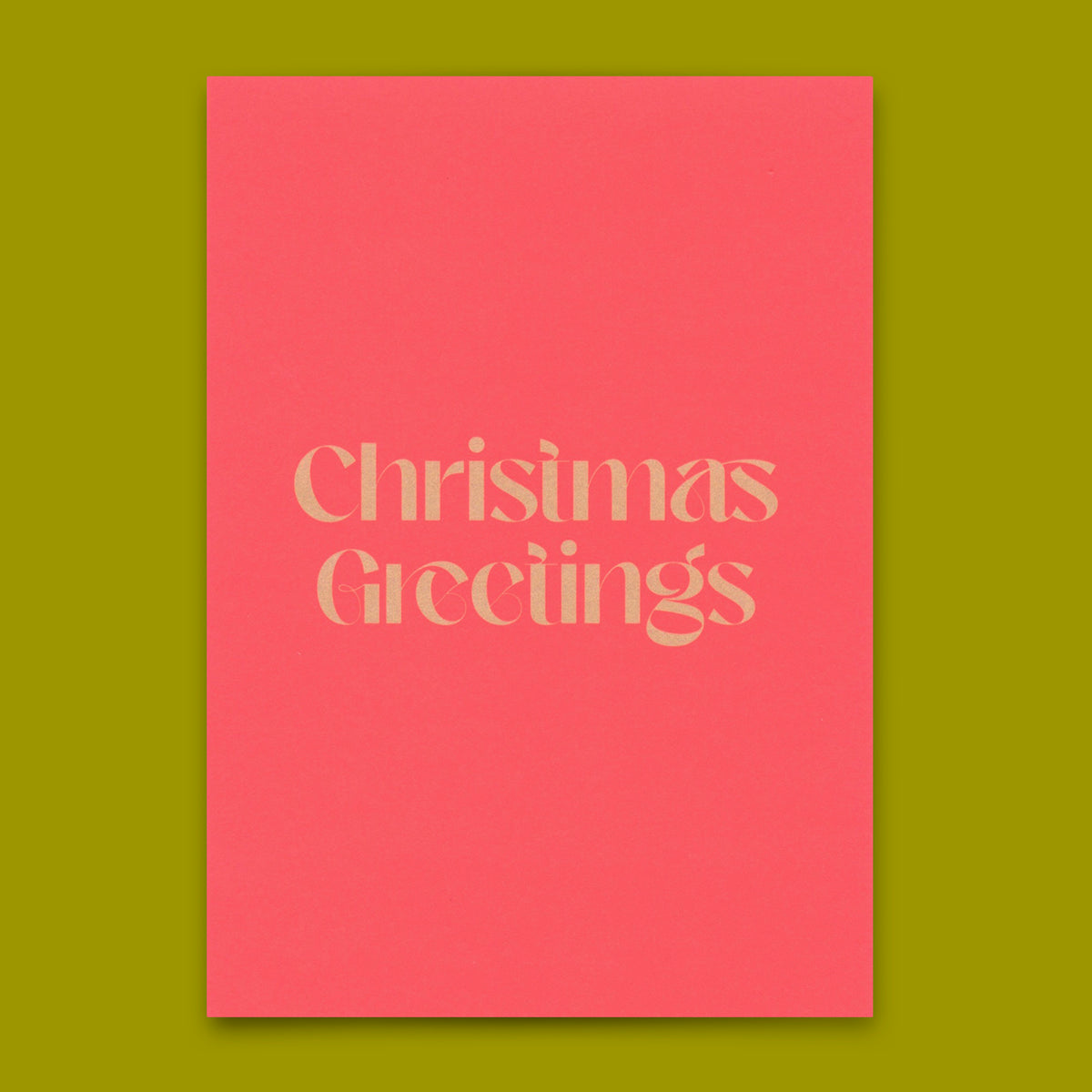 Deli Cards Postkarte "Christmas greetings" | Lustige Karte zu Weihnachten