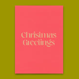 Deli Cards Postkarte "Christmas greetings" | Lustige Karte zu Weihnachten
