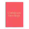 Deli Cards Postkarte "Christmas greetings" | Lustige Karte zu Weihnachten