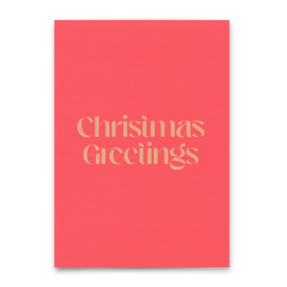 Deli Cards Postkarte "Christmas greetings" | Lustige Karte zu Weihnachten