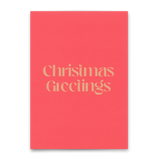 Deli Cards Postkarte "Christmas greetings" | Lustige Karte zu Weihnachten