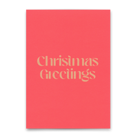 Deli Cards Postkarte "Christmas greetings" | Lustige Karte zu Weihnachten
