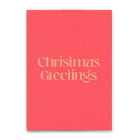 Deli Cards Postkarte "Christmas greetings" | Lustige Karte zu Weihnachten